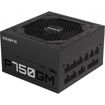  Блок питания Gigabyte ATX 750W GP-P750GM 80+ gold 24+2x(4+4) pin APFC 120mm fan 8xSATA Cab Manag RTL 