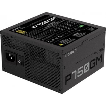  Блок питания Gigabyte ATX 750W GP-P750GM 80+ gold 24+2x(4+4) pin APFC 120mm fan 8xSATA Cab Manag RTL 