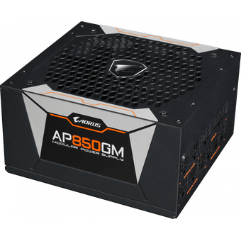  Блок питания Gigabyte ATX 850W AORUS GP-AP850GM 80+ gold 24+2x(4+4) pin APFC 135mm fan 6xSATA Cab Manag RTL 