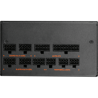  Блок питания Gigabyte ATX 850W AORUS GP-AP850GM 80+ gold 24+2x(4+4) pin APFC 135mm fan 6xSATA Cab Manag RTL 