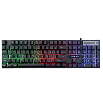  Клавиатура игровая Гарнизон GK-200GL Black 