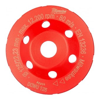  Чашка алмазная Milwaukee 4932451186 шлифовальная DCWU 125 