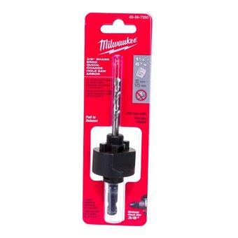  Хвостовик Milwaukee 49567250 для коронок Bi-Metal 32-175 мм 5/8"x18 хостовик Hex 9,5 