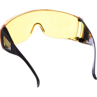  Очки защитные CHAMPION C1008 с дужками желтые 