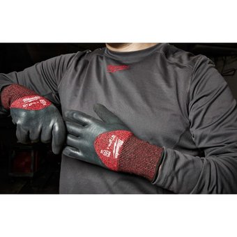  Перчатки Milwaukee 4932471349 зимние с защитой от порезов уровень 3 размер 10 (XL) 