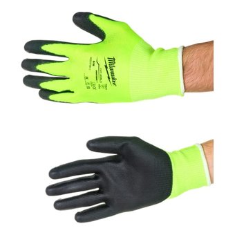  Перчатки сигнальные Milwaukee 4932479917 с уровнем сопротивления порезам 1 размер 8 (М) 