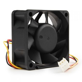  Вентилятор Gembird D6025SM-3 60x60x25, втулка, 3 pin, провод 25 см , OEM 