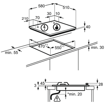  Варочная поверхность ELECTROLUX EGG6407K 