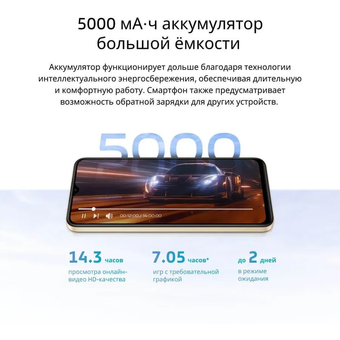  Смартфон VIVO Y35 (5662516) 128GB DAWN Gold 