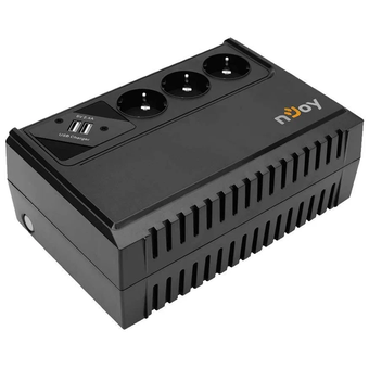 ИБП nJOY Renton 650 USB (360Вт, батарея 5Ач, 3 евро розетки) UPLI-LI065RE-CG01B   ИБП nJOY Renton 650 USB (360Вт, батарея 5Ач, 3 евро розетки) UPLI-LI065RE-CG01B