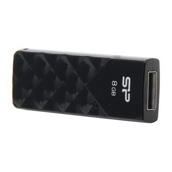  USB-флешка Silicon Power 8Gb Ultima U03, USB 2.0, Черный (SP008GBUF2U03V1K) 
