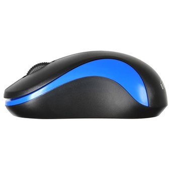  Мышь OKLICK 605SW черный/синий 