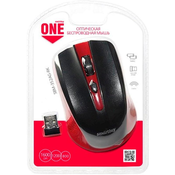  Мышь Smartbuy ONE 352 красно-черная (SBM-352AG-RK) 
