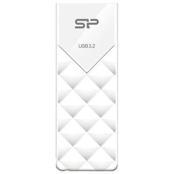 USB-флешка Silicon Power SP064GBUF3B03V1W Blaze B03 64Gb, USB 3.2, Белый 