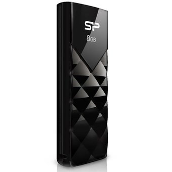  USB-флешка Silicon Power 8Gb Ultima U03, USB 2.0, Черный (SP008GBUF2U03V1K) 