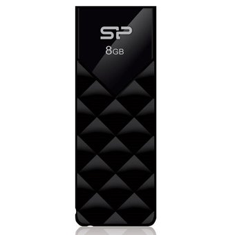  USB-флешка Silicon Power 8Gb Ultima U03, USB 2.0, Черный (SP008GBUF2U03V1K) 