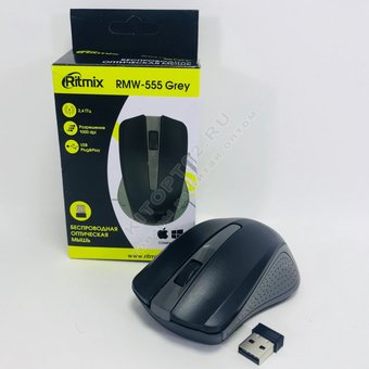  Мышь Ritmix RMW-555 серый 
