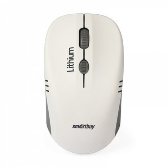  Мышь с зарядкой от USB Smartbuy ONE 344CAG бело-серая (SBM-344CAG-WG) 