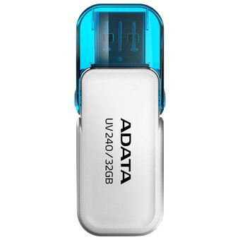  USB-флешка A-DATA 32GB AUV240-32G-RWH UV240, USB 2.0, Белый 