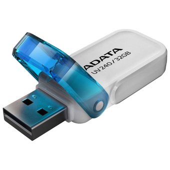  USB-флешка A-DATA 32GB AUV240-32G-RWH UV240, USB 2.0, Белый 