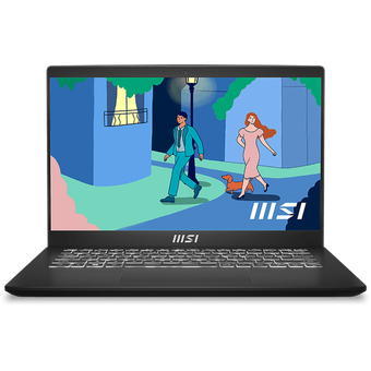  Ноутбук MSI Modern 14 C5M-012RU (9S7-14JK12-012) Ryzen 5 5625U 16Gb SSD512Gb AMD Radeon 14" IPS FHD (1920x1080) Windows 11 Home, black 