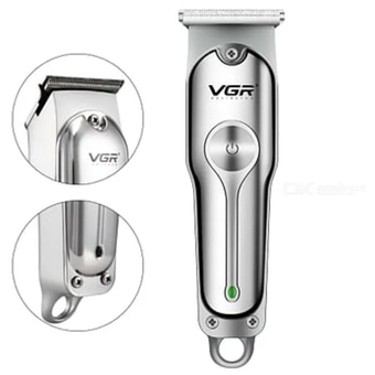  Машинка для стрижки VGR V-071, серебристый 