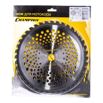  Нож CHAMPION 40 зубчатый d255*25.4mm твердосплавные зубцы (C5107) 