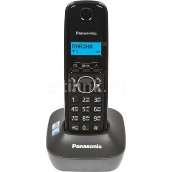  Радиотелефон Dect Panasonic KX-TG1611RUH серый 