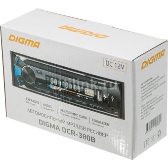  Автомагнитола Digma DCR-380B 
