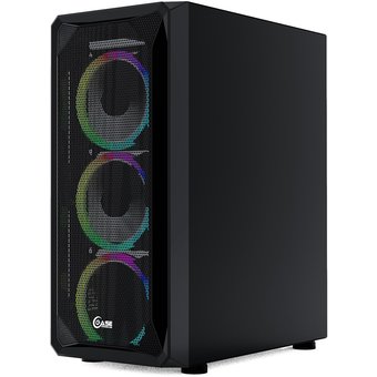  Корпус Powercase Mistral Z4 Mesh RGB (CMIZB-R4) Tempered Glass, 4x 120mm RGB fan, чёрный, ATX 