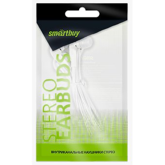 Наушники SMARTBUY SBE-012K A4 белый   Наушники SMARTBUY SBE-012K A4 белый