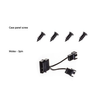  Вентилятор ID-COOLING WF-12025-SD-K 120x120x25мм (80шт./кор, 1600об/мин, Black) BOX 