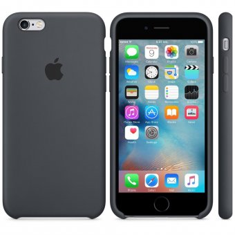  Чехол Apple Silicone Case для iPhone 6Plus (grey) 