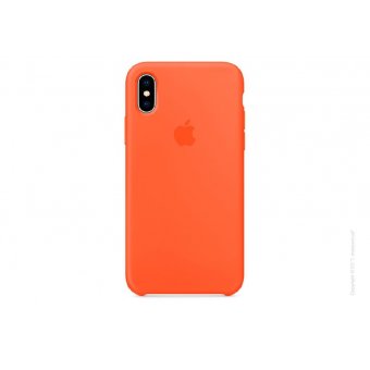  Чехол Apple Silicone Case для iPhone X (orange) 