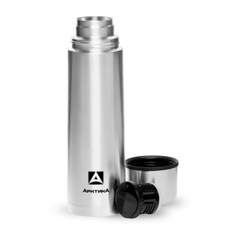  Термос для напитков Арктика 101-1000A 1л. серебристый с чехлом (101-1000A/SIL) 