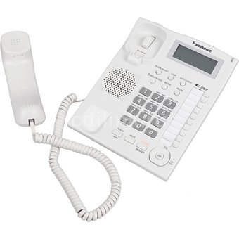  Телефон проводной Panasonic KX-TS2388RUW белый 