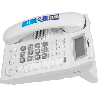  Телефон проводной Panasonic KX-TS2388RUW белый 