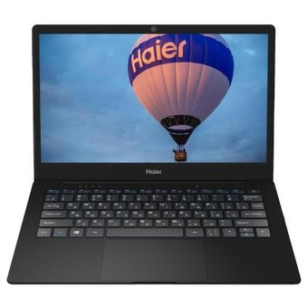  Ноутбук Haier A914 CDC  TD0030550RU N3350 4Gb eMMC 64Gb Intel HD Graphics 500 13,3 FHD IPS BT Cam 5000мАч Win10 Черный 