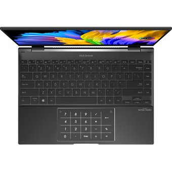  Ноутбук ASUS un5401qa-kn219 Black (90NB0V31-M00AL0) 14" OLED WQXGA+ 400-Nits 90Hz Touch/R7-5800H/16Gb/1Tb SSD/UMA/DOS 