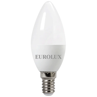  Лампа Eurolux LL-E-C37-6W-230-2,7K-E14 