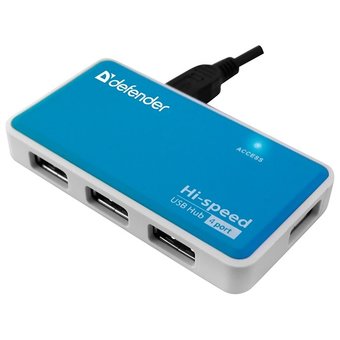  USB-HUB DEFENDER Quadro (83503) USB2 4 Port 