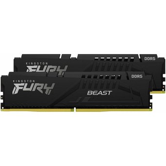  ОЗУ Kingston FURY Beast Black EXPO Gaming Memory (KF560C36BBEK2-16) DDR5 6000 16GB DIMM Non-ECC, CL36 , 1.35V, (Kit of 2) 1RX16 36-38-38 