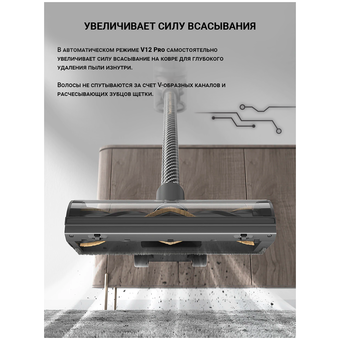  Пылесос XIAOMI Dreame Cordless Vacuum Cleaner V12 Pro Grey 