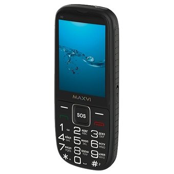  Мобильный телефон Maxvi B9 Black 