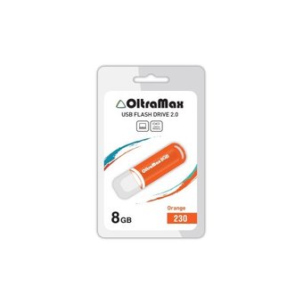  USB-флешка Oltramax OM 8GB 230 оранжевый 