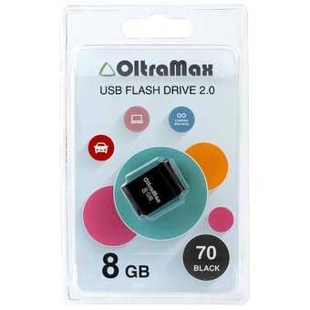  USB-флешка Oltramax OM 8GB 70 черный 