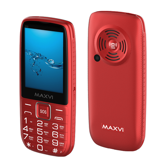  Мобильный телефон MAXVI B32 red 