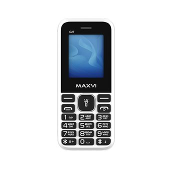  Мобильный телефон MAXVI C27 white 