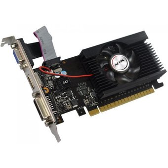  Видеокарта AFOX AF710-1024D3L8 Geforce GT710 1GB DDR3 64Bit DVI HDMI VGA LP Single Fan 