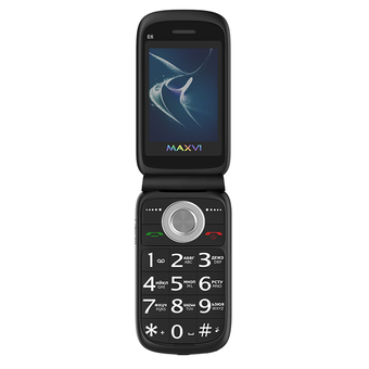  Мобильный телефон MAXVI E6 Black 